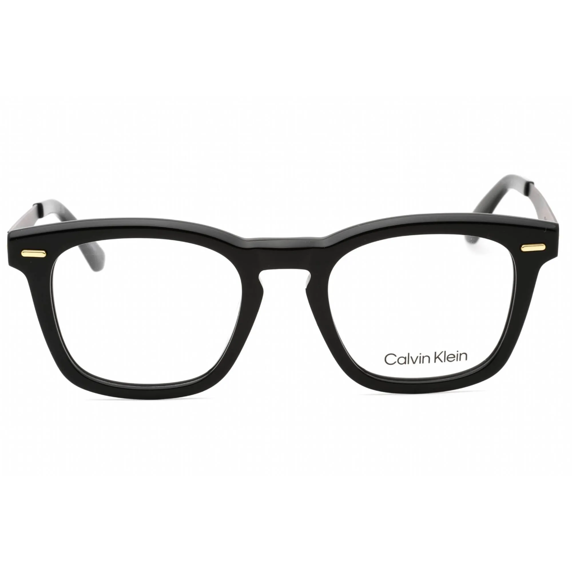 Calvin Klein Men's Eyeglasses - Black Plastic Full Rim Rectangular Frame | CK21517 001 Calvin Klein Eyeglasses