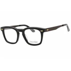 Calvin Klein Men's Eyeglasses - Black Plastic Full Rim Rectangular Frame | CK21517 001 Calvin Klein Eyeglasses