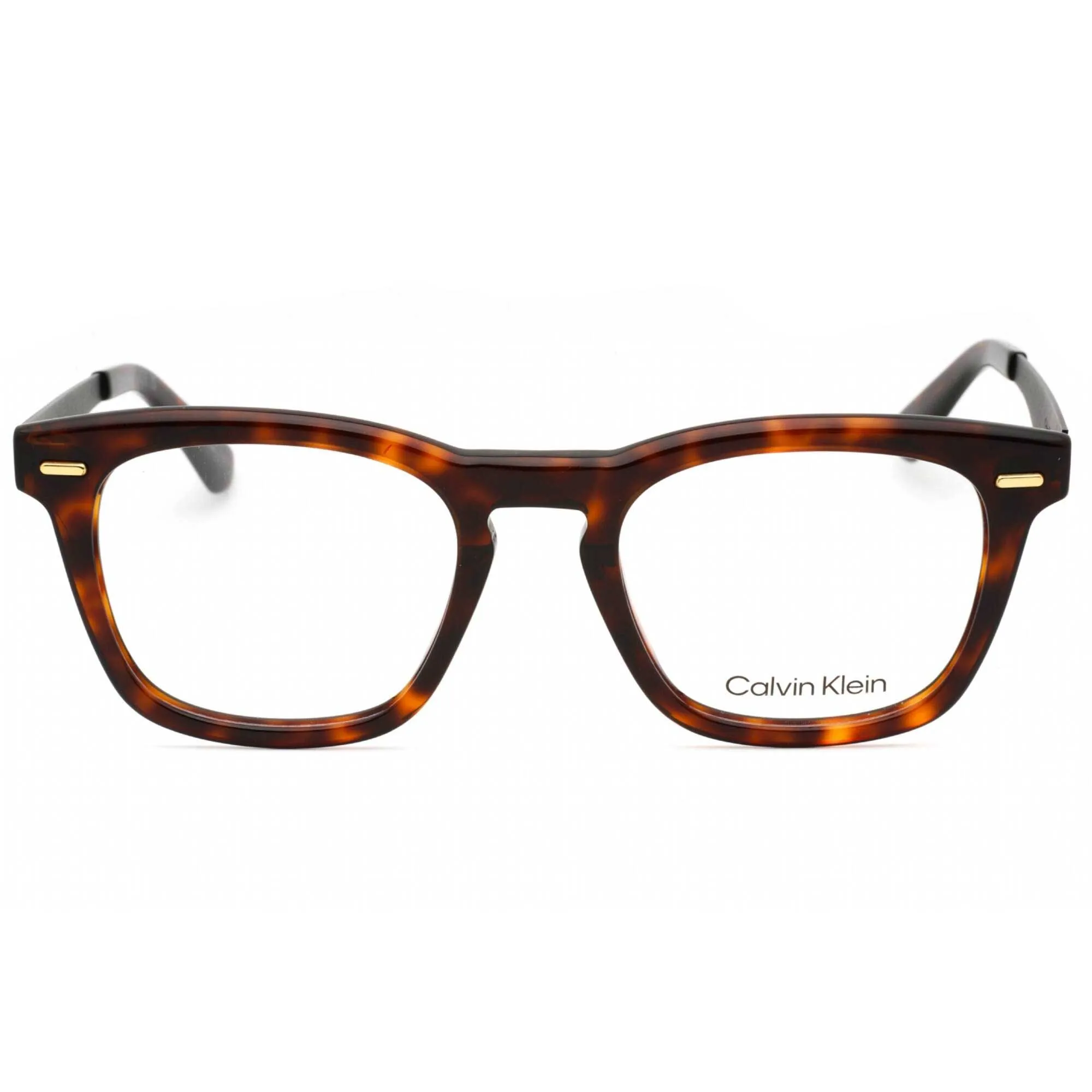 Calvin Klein Men's Eyeglasses - Brown Havana Plastic Cat Eye Full Rim | CK21517 220 Calvin Klein Eyeglasses