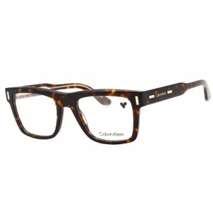 Calvin Klein Men's Eyeglasses - Dark Havana Full Rim Rectangular Frame | CK23519 237 Calvin Klein Eyeglasses