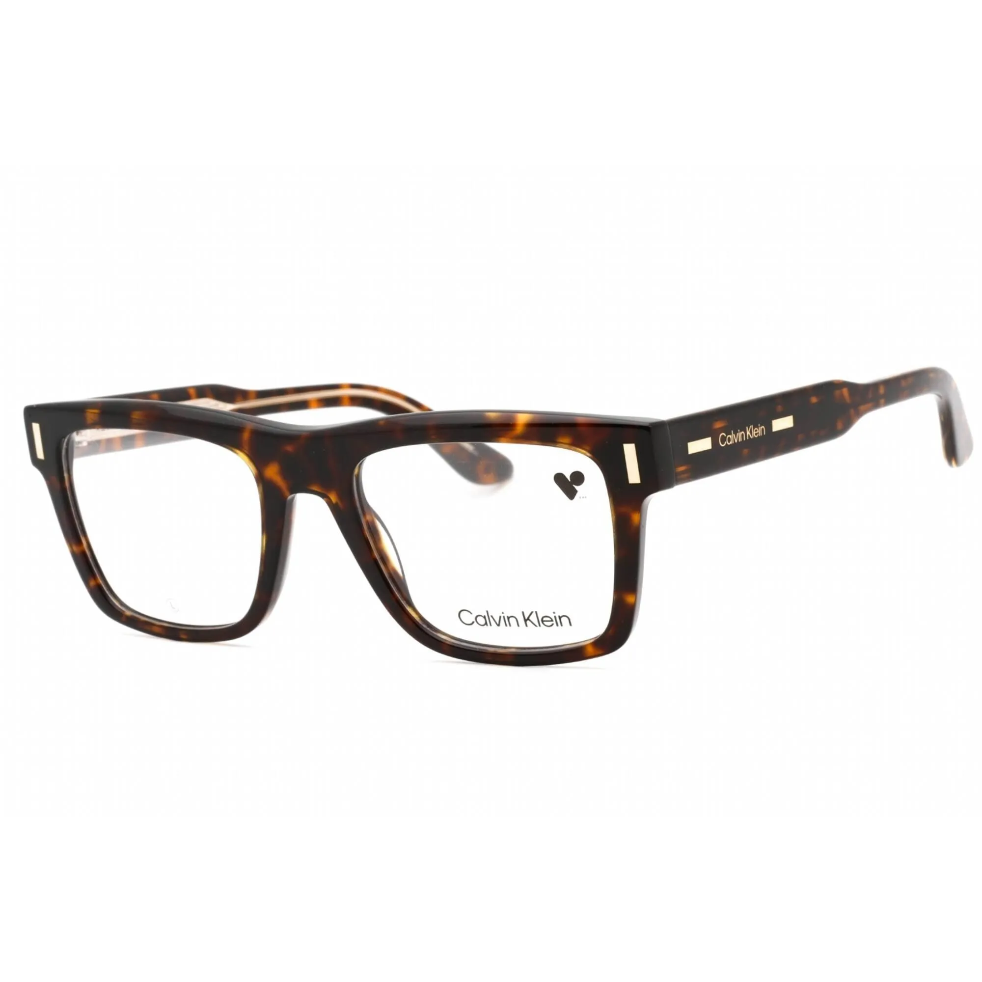 Calvin Klein Men's Eyeglasses - Dark Havana Full Rim Rectangular Frame | CK23519 237 Calvin Klein Eyeglasses