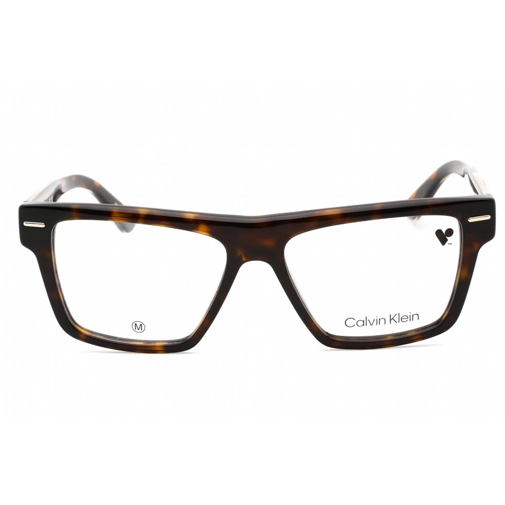 Calvin Klein Men's Eyeglasses - Dark Havana Full Rim Rectangular Frame | CK23522 235 Calvin Klein Eyeglasses