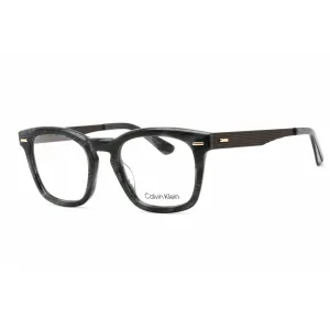 Calvin Klein Men's Eyeglasses - Full Rim Horn Blue Plastic Rectangular | CK21517 420 Calvin Klein Eyeglasses