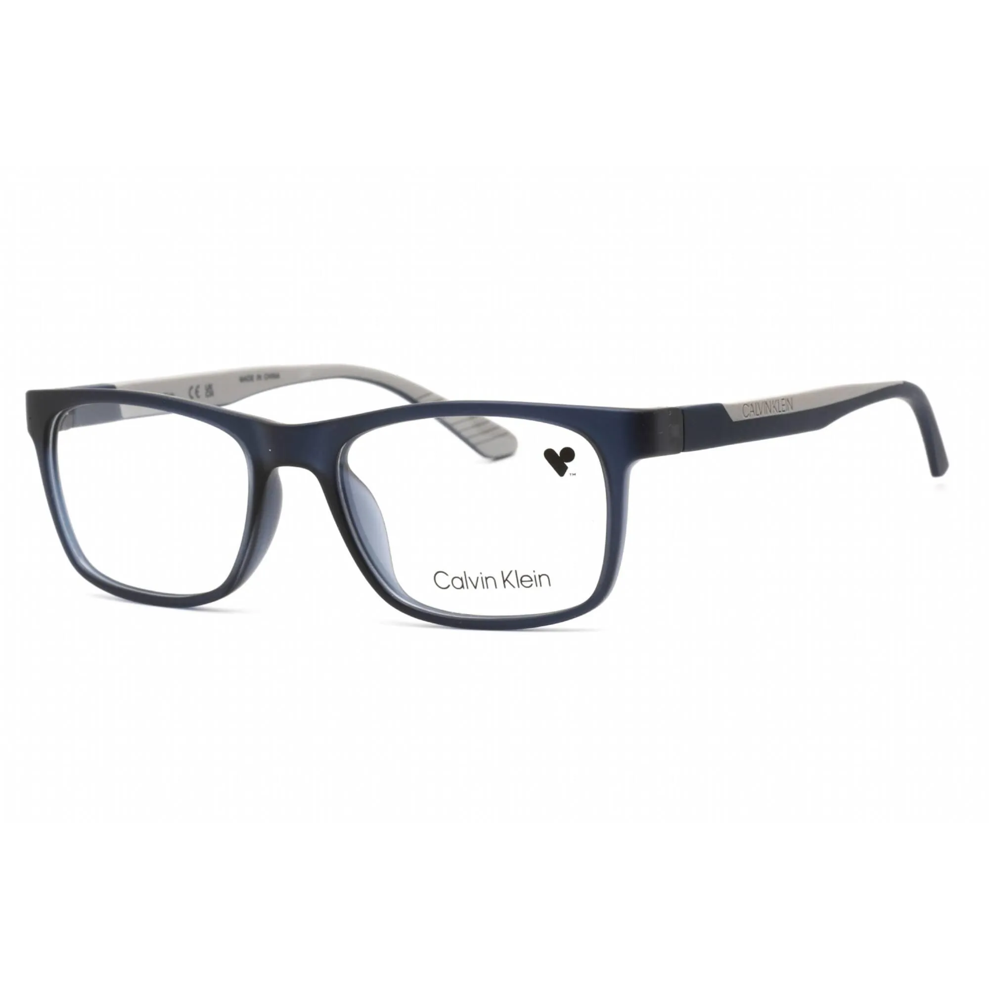 Calvin Klein Men's Eyeglasses - Full Rim Matte Crystal Navy Acetate | CK20535 410 Calvin Klein Eyeglasses