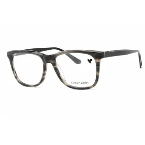 Calvin Klein Men's Eyeglasses - Grey Havana Plastic Rectangular Frame | CK22507 025 Calvin Klein Eyeglasses