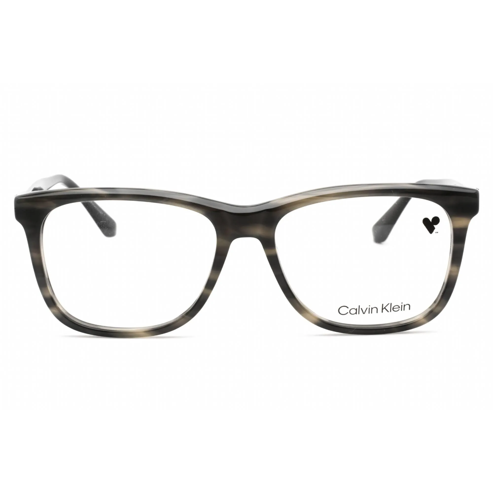Calvin Klein Men's Eyeglasses - Grey Havana Plastic Rectangular Frame | CK22507 025 Calvin Klein Eyeglasses
