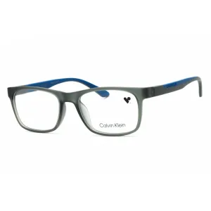 Calvin Klein Men's Eyeglasses - Matte Crystal Grey Square Full Rim Frame | CK20535 020 Calvin Klein Eyeglasses