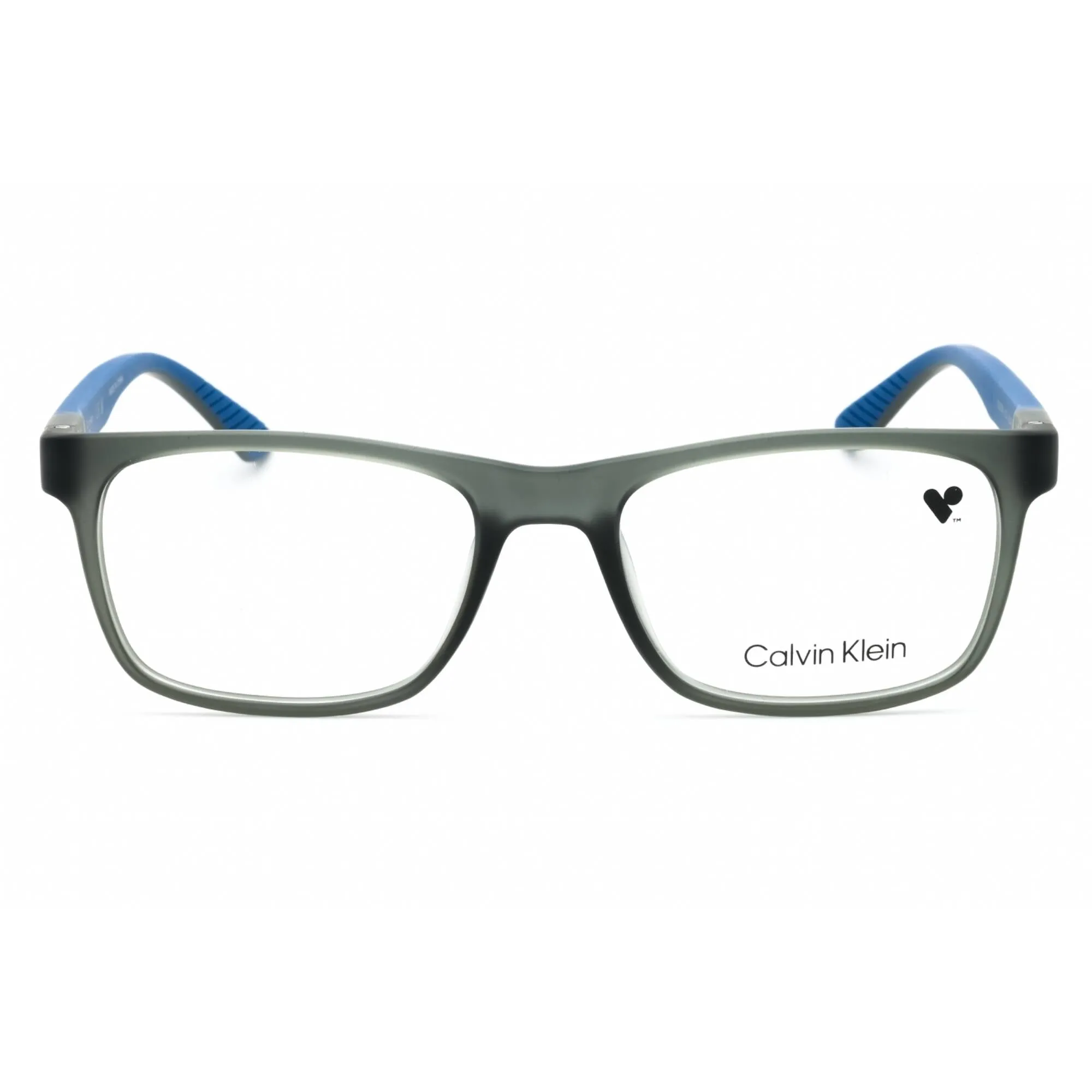 Calvin Klein Men's Eyeglasses - Matte Crystal Grey Square Full Rim Frame | CK20535 020 Calvin Klein Eyeglasses