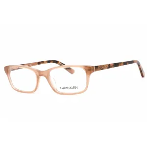 Calvin Klein Men's Eyeglasses - Milky Taupe Plastic Rectangular Frame | CK19518 269 Calvin Klein Eyeglasses