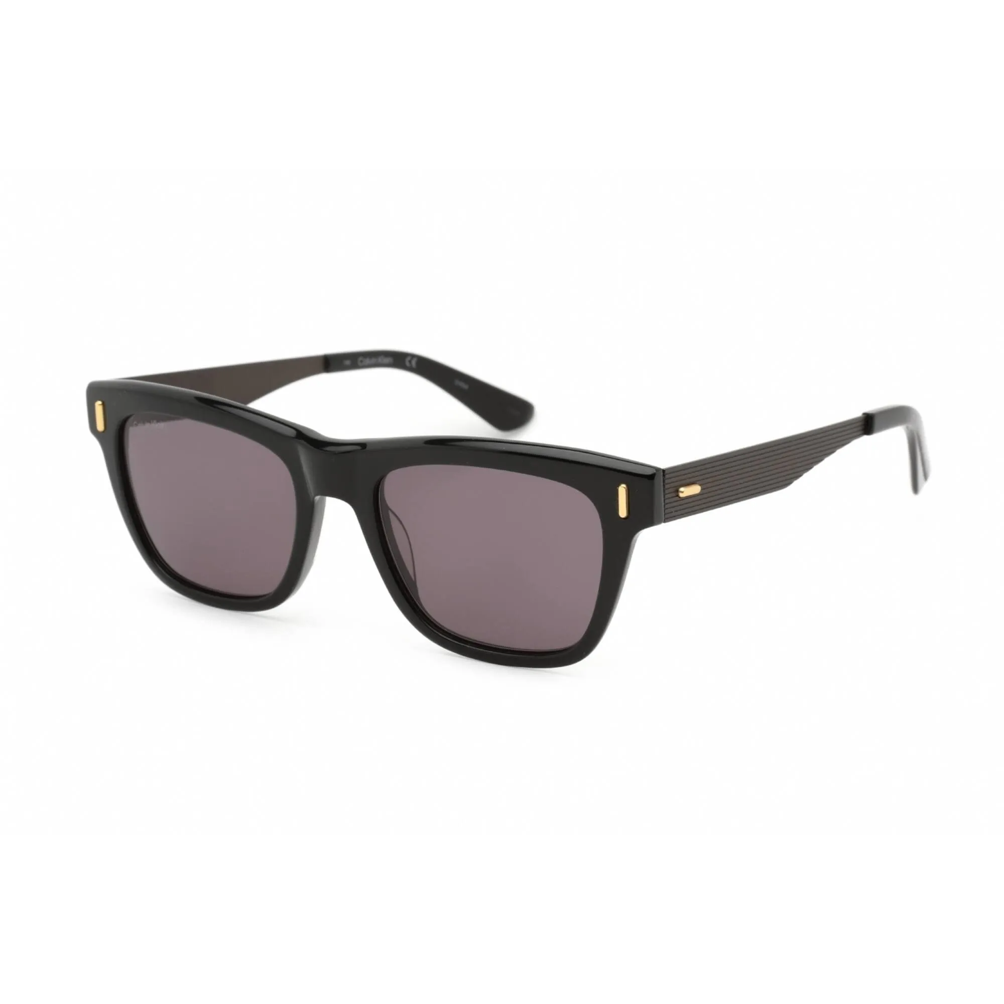 Calvin Klein Men's Sunglasses - Black Square Full Rim Frame Grey Lens | CK21526S 001 Calvin Klein Sunglasses
