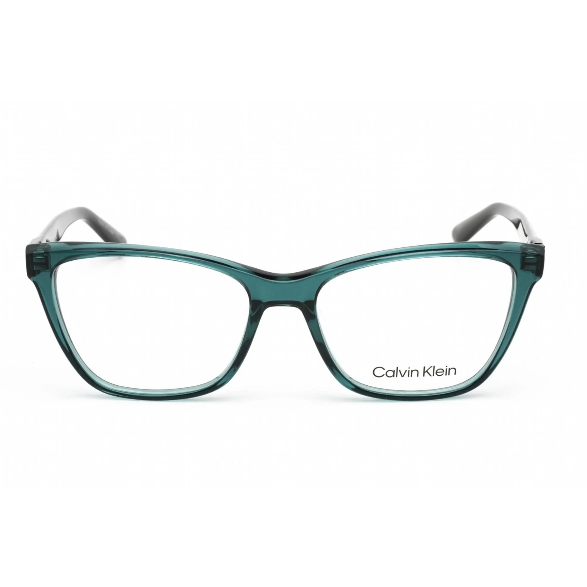 Calvin Klein Unisex Eyeglasses - Crystal Bistro Green Plastic Cat Eye | CK20532 300 Calvin Klein Eyeglasses
