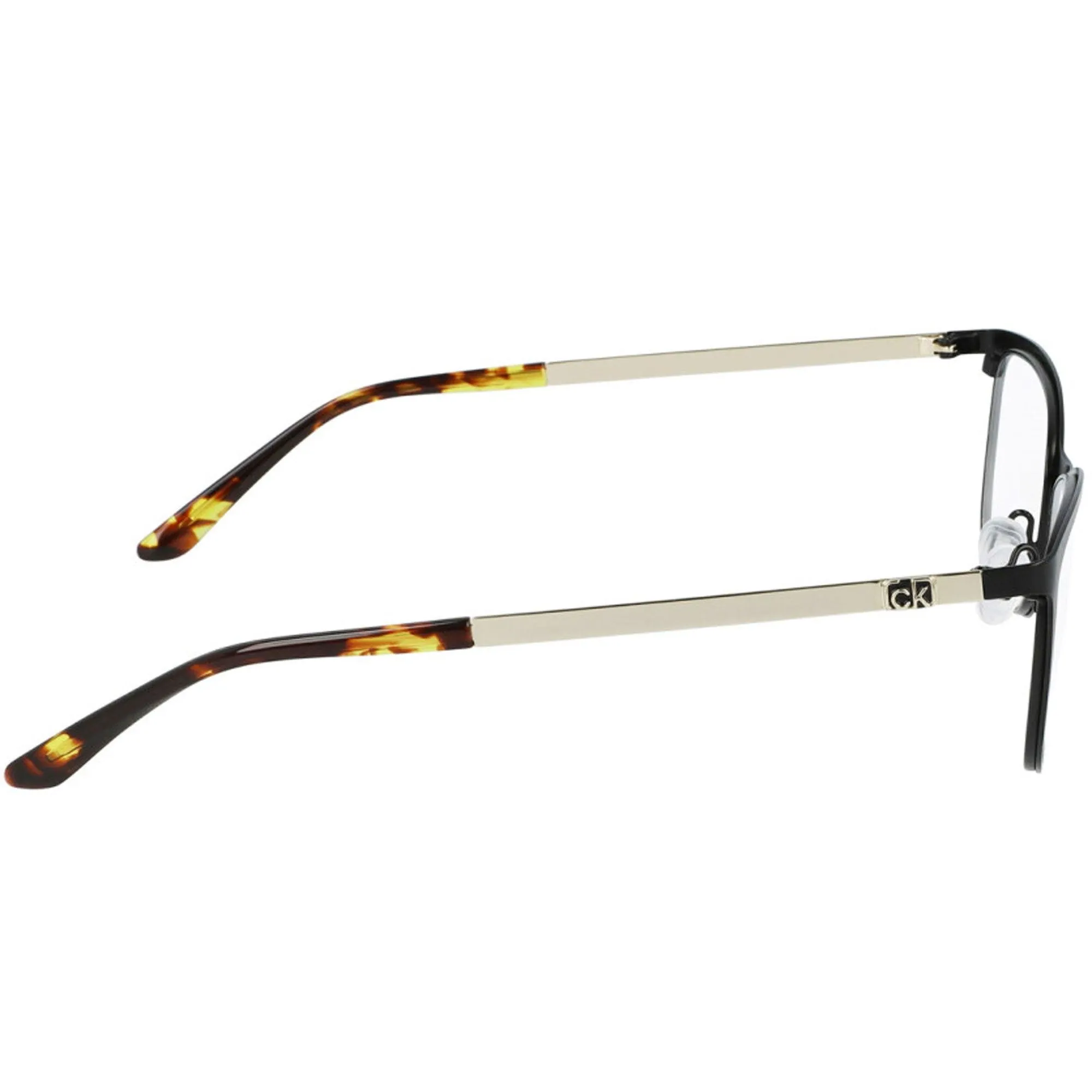 Calvin Klein Women's Eyeglasses - Black Metal rectangular Shape Frame | CK21118 001 Calvin Klein Eyeglasses