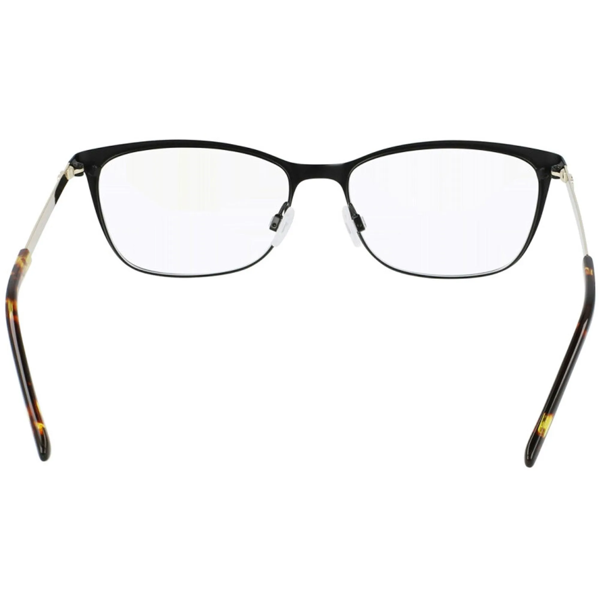 Calvin Klein Women's Eyeglasses - Black Metal rectangular Shape Frame | CK21118 001 Calvin Klein Eyeglasses