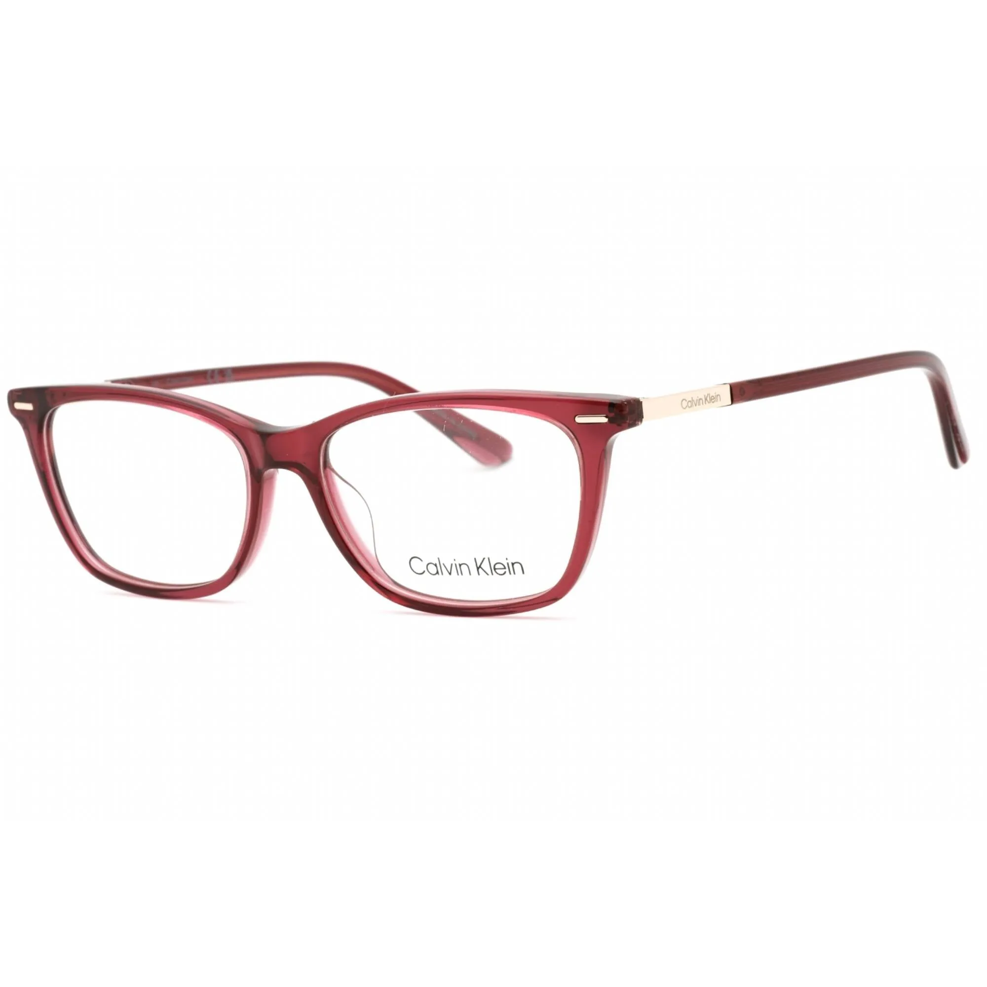 Calvin Klein Women's Eyeglasses - Burgundy Rectangular Full Rim Frame | CK22506 605 Calvin Klein Eyeglasses
