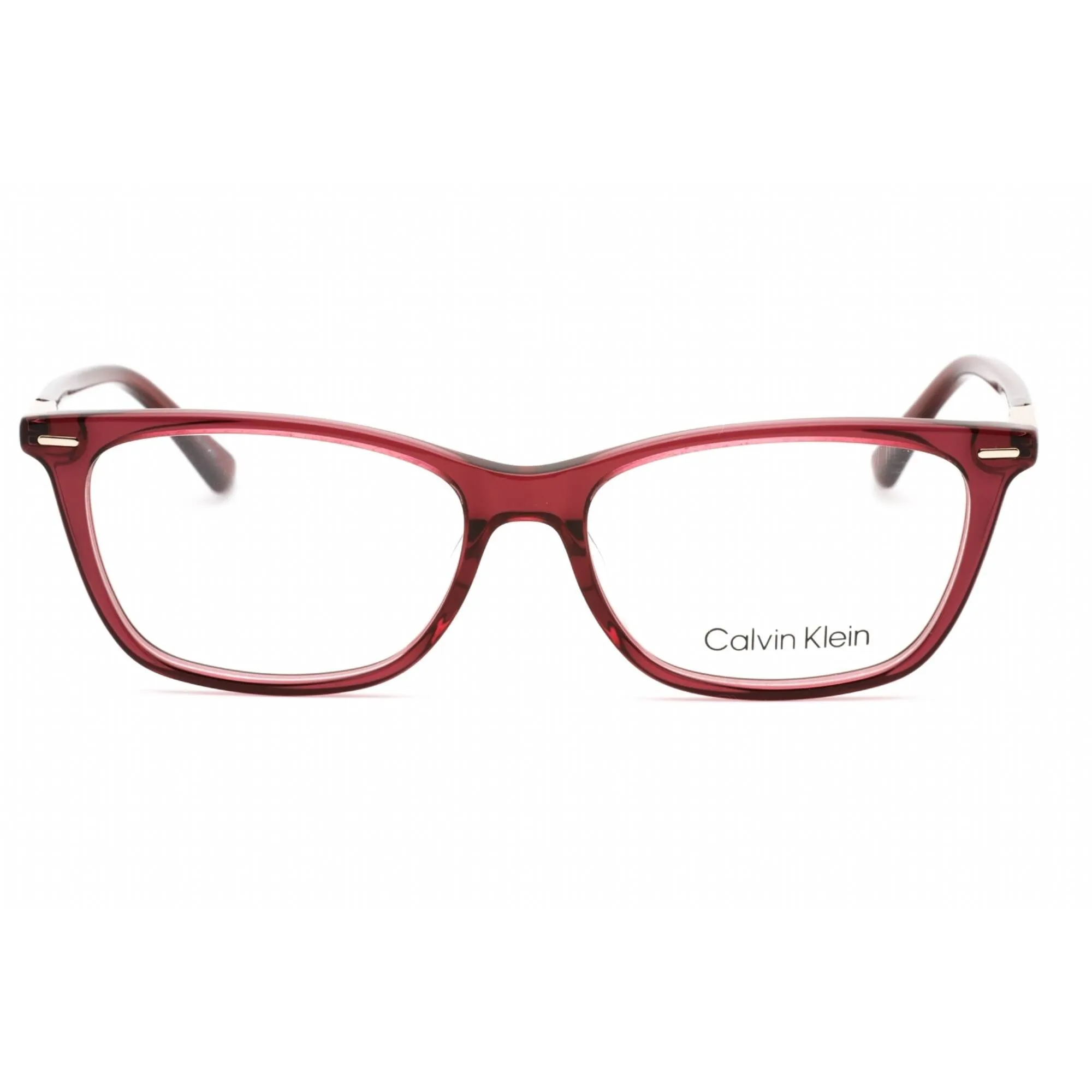 Calvin Klein Women's Eyeglasses - Burgundy Rectangular Full Rim Frame | CK22506 605 Calvin Klein Eyeglasses