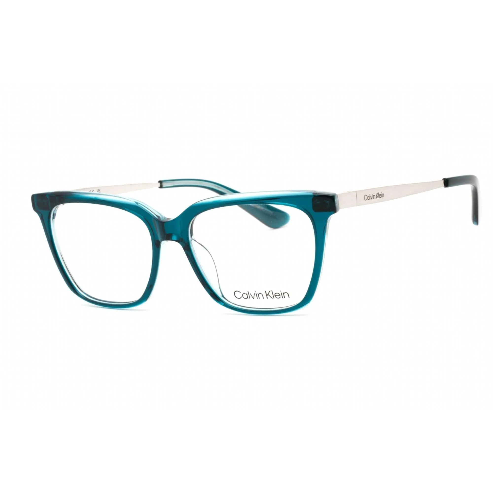 Calvin Klein Women's Eyeglasses - Full Rim Petrol Plastic Rectangular | CK22509 431 Calvin Klein Eyeglasses