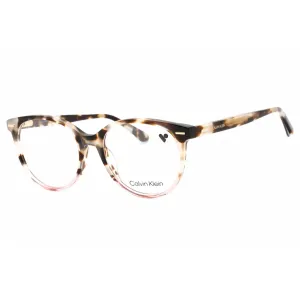 Calvin Klein Women's Eyeglasses - Ivory Tortoise Full Rim Round Frame | CK21710 111 Calvin Klein Eyeglasses