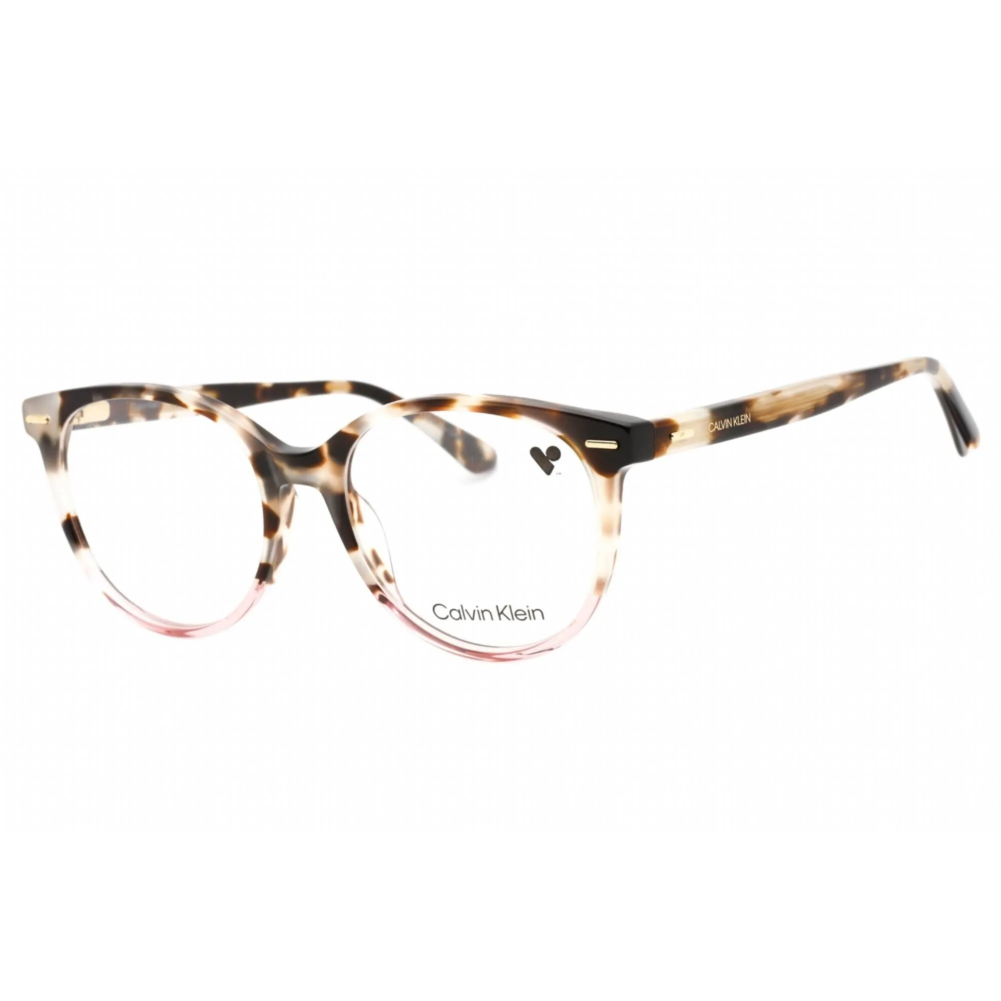 Calvin Klein Women's Eyeglasses - Ivory Tortoise Full Rim Round Frame | CK21710 111 Calvin Klein Eyeglasses