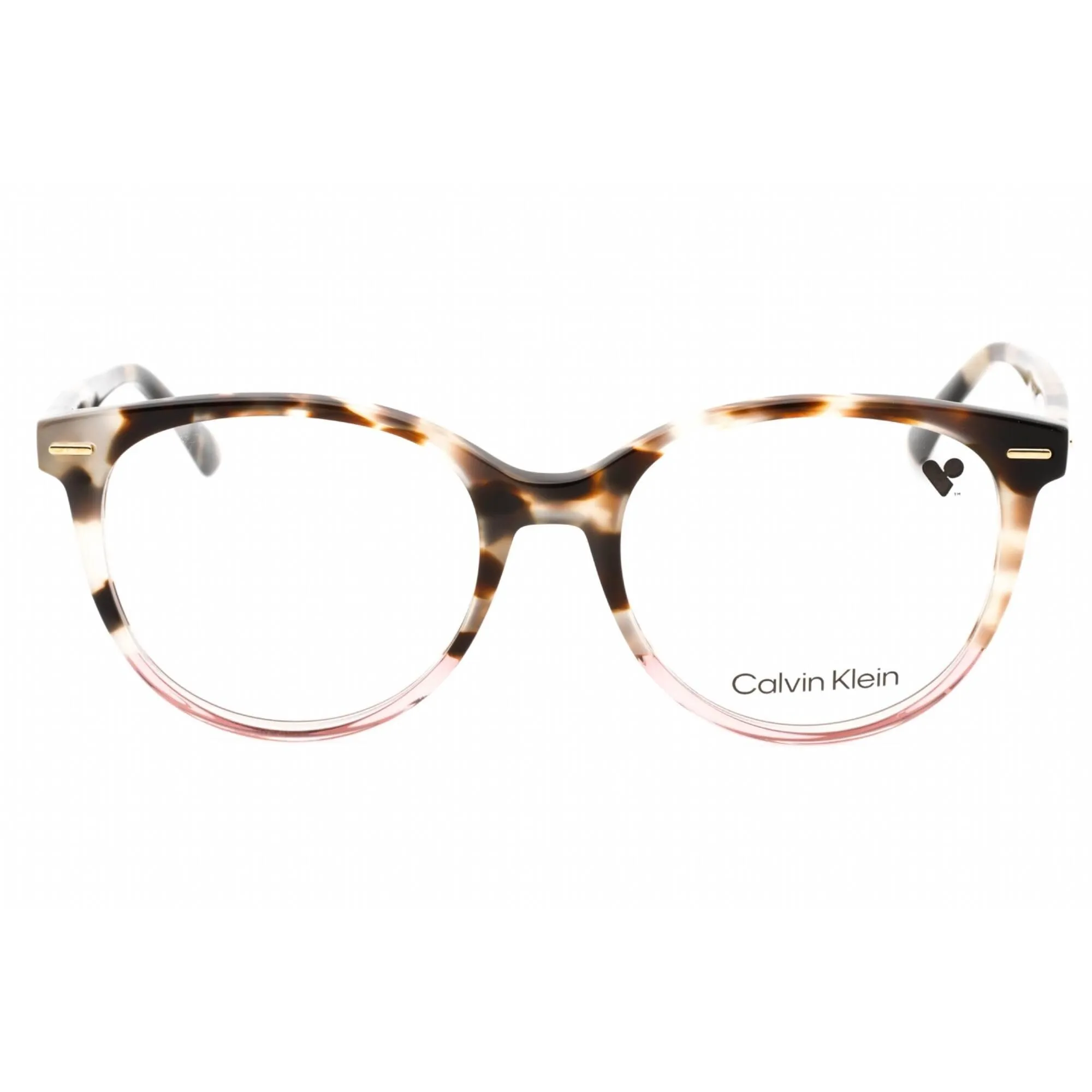 Calvin Klein Women's Eyeglasses - Ivory Tortoise Full Rim Round Frame | CK21710 111 Calvin Klein Eyeglasses