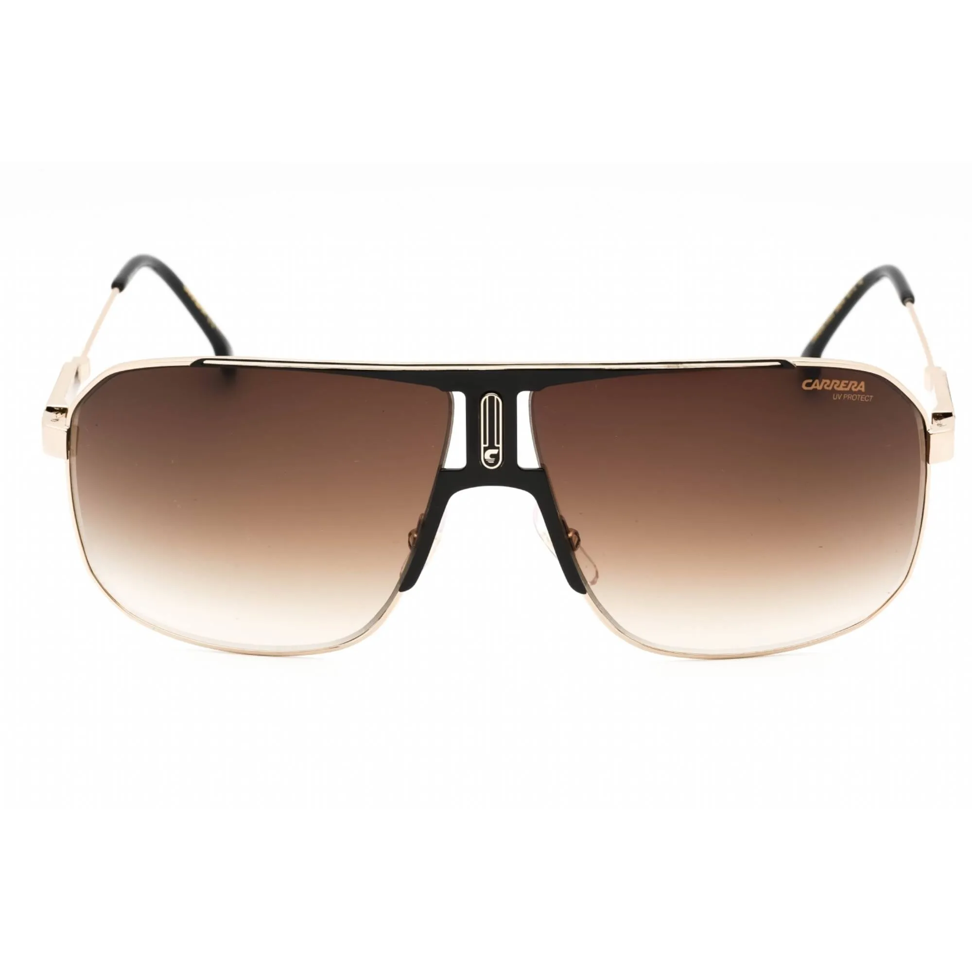 Carrera Men's Sunglasses - Black Gold Metal Navigator Frame | CARRERA 1043/S 02M2 HA Carrera Sunglasses