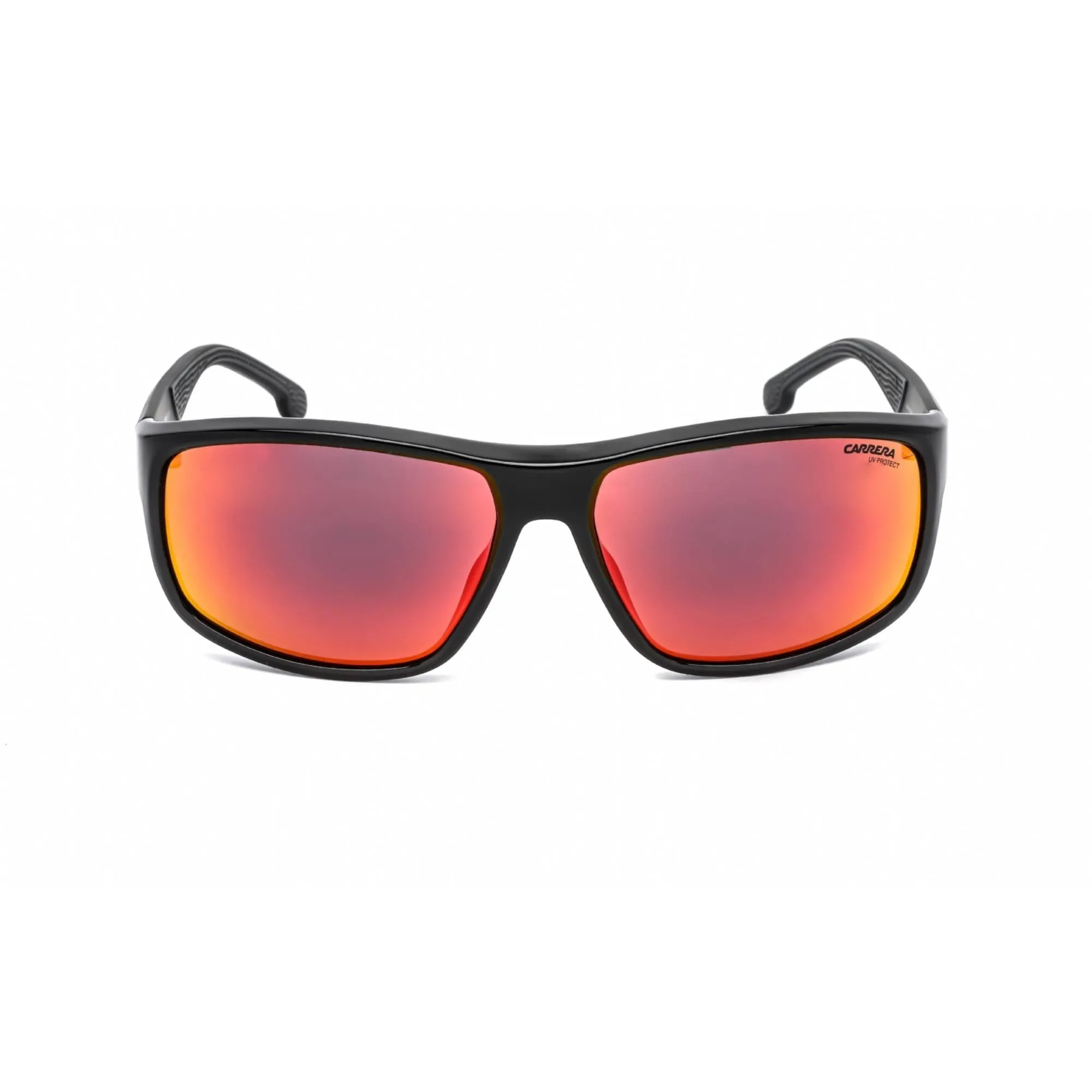 Carrera Men's Sunglasses - Black Red Plastic Rectangular Shape Frame | 8038/S 0OIT UZ Carrera Sunglasses