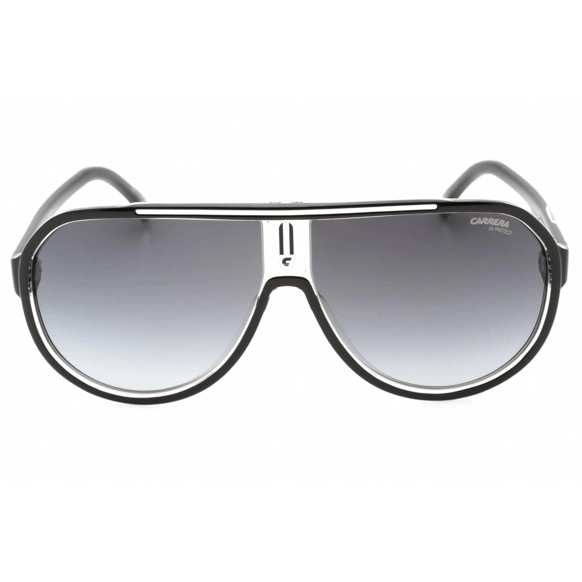 Carrera Men's Sunglasses - Black White Aviator Shape Frame | CARRERA 1057/S 080S 9O Carrera Sunglasses