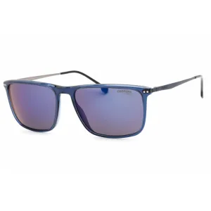 Carrera Men's Sunglasses - Blue Plastic Square Shape Frame | CARRERA 8049/S 0PJP XT Carrera Sunglasses
