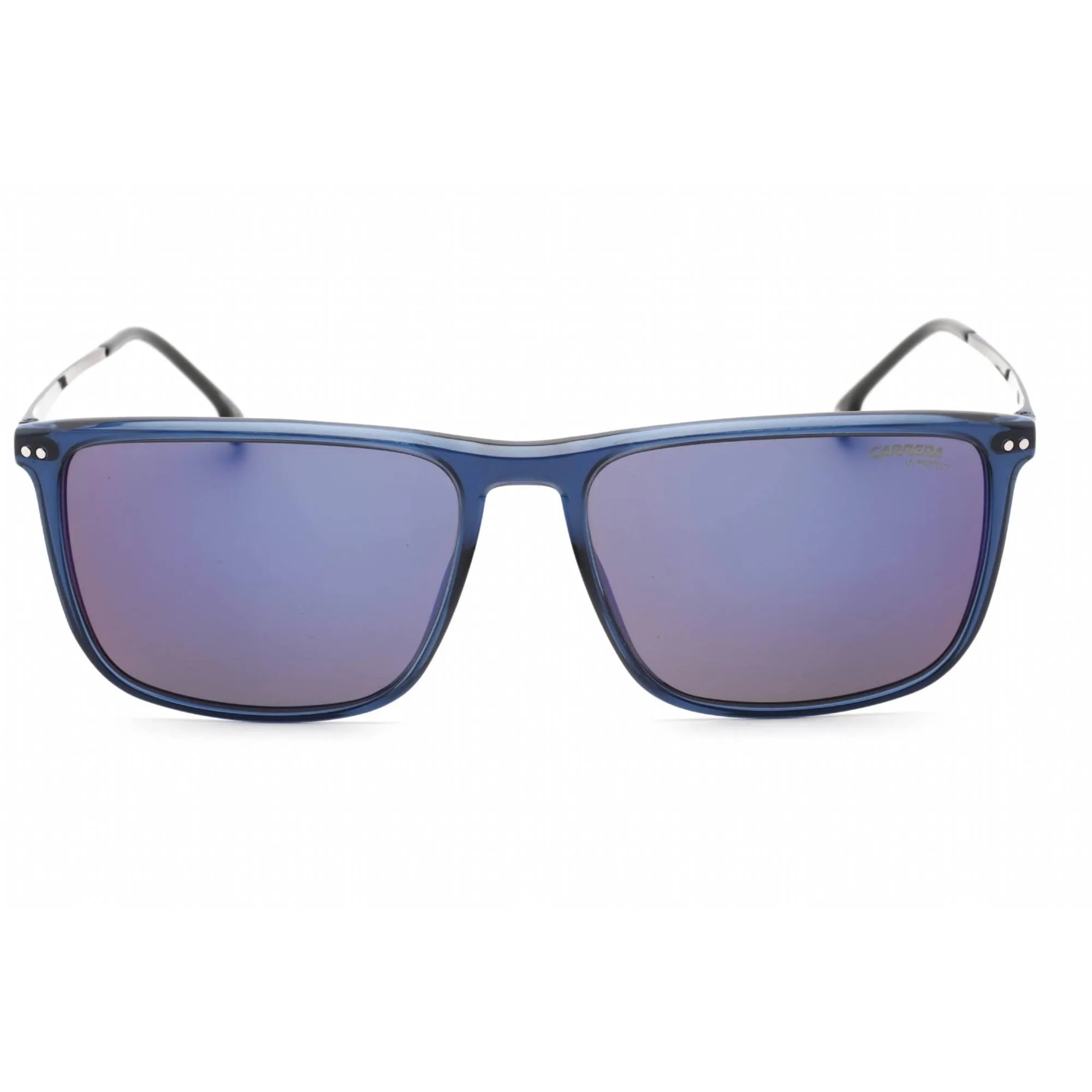 Carrera Men's Sunglasses - Blue Plastic Square Shape Frame | CARRERA 8049/S 0PJP XT Carrera Sunglasses