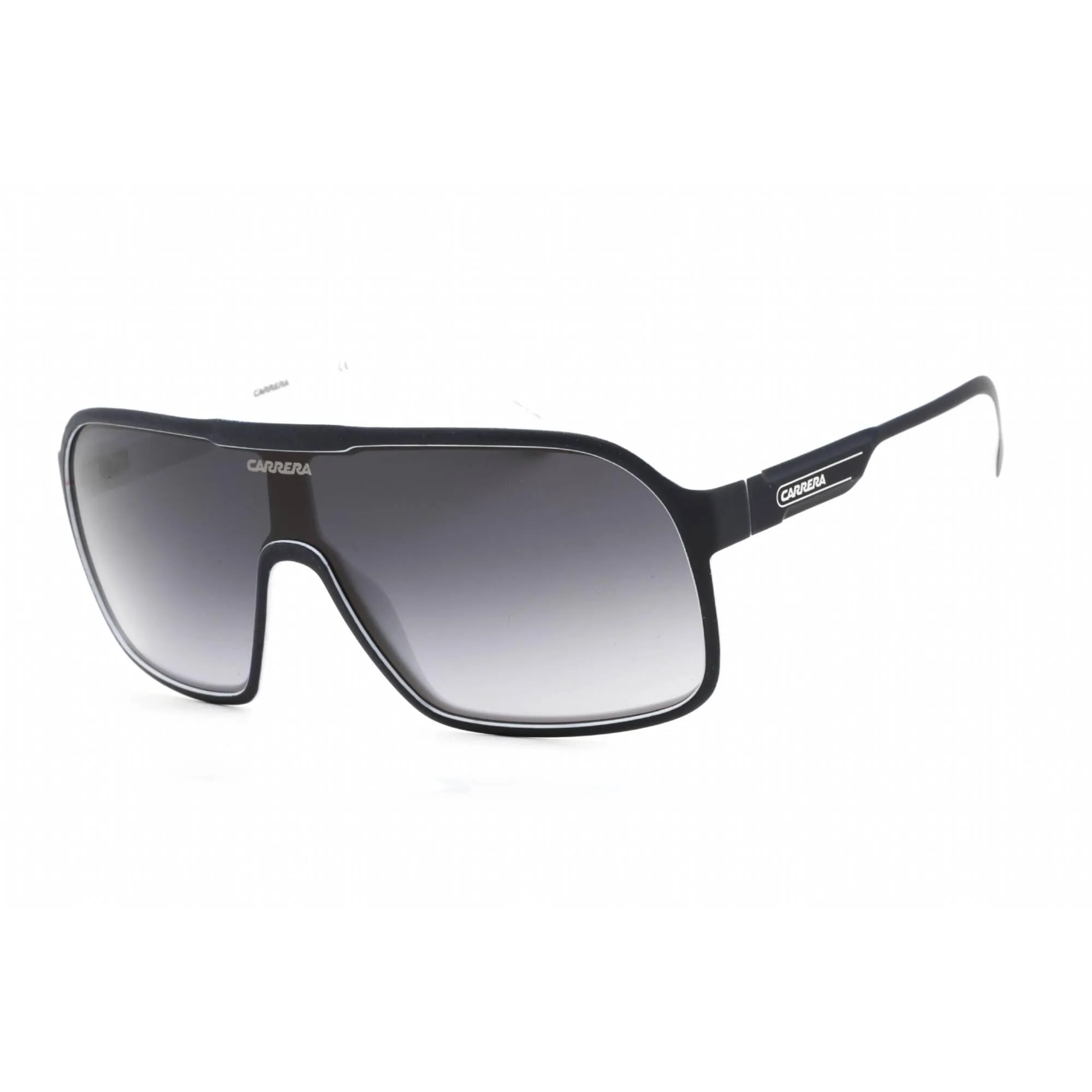 Carrera Men's Sunglasses - Blue White Plastic Shield Frame | CARRERA 1046/S 00JU 9O Carrera Sunglasses