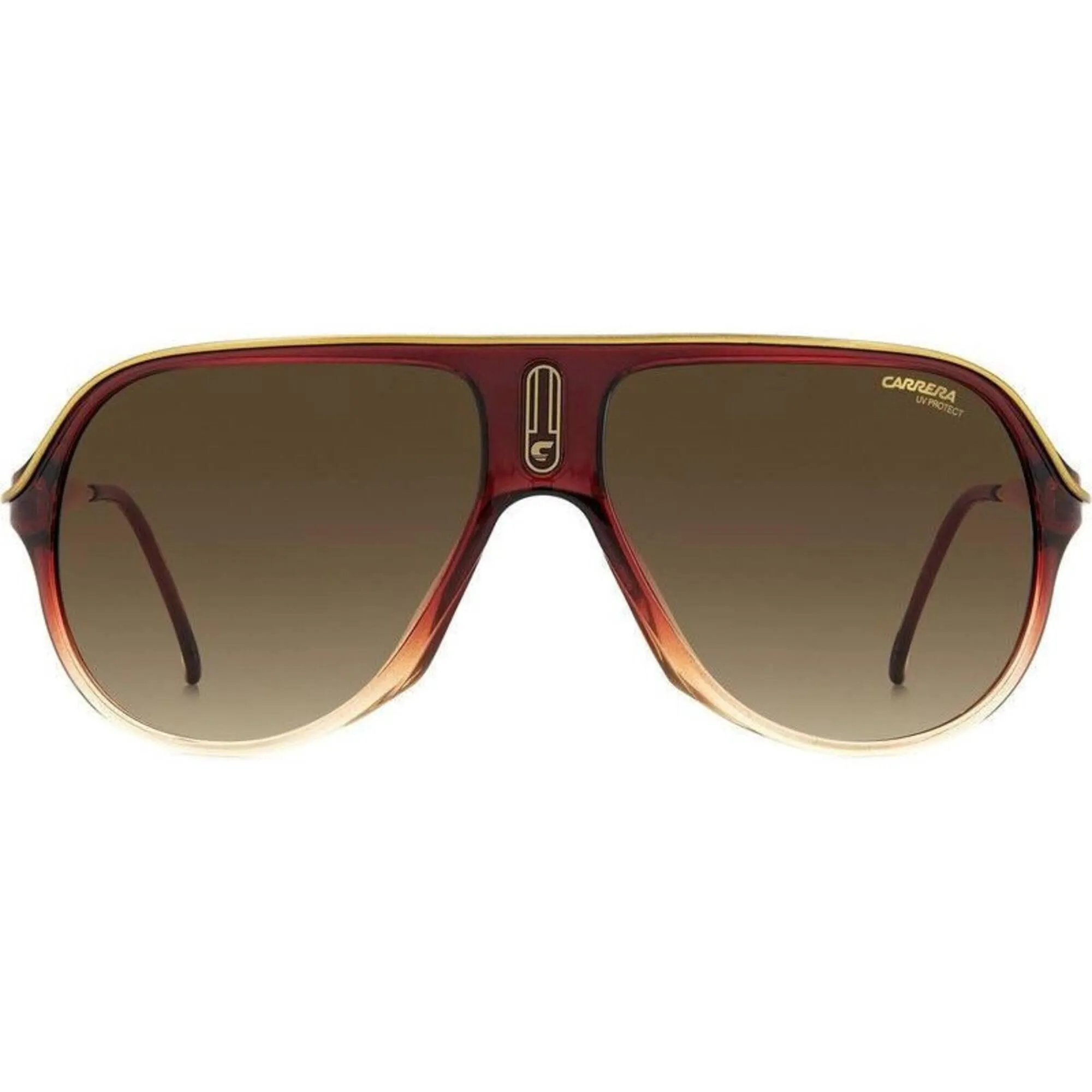 Carrera Men's Sunglasses - Burgundy Aviator Plastic Full Rim Frame | SAFARI65/N 07W5 Carrera Sunglasses