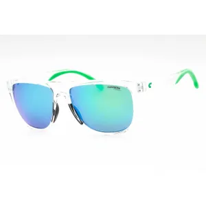Carrera Men's Sunglasses - Crystal Green Plastic Square Frame | CARRERA 8059/S 00OX Z9 Carrera Sunglasses