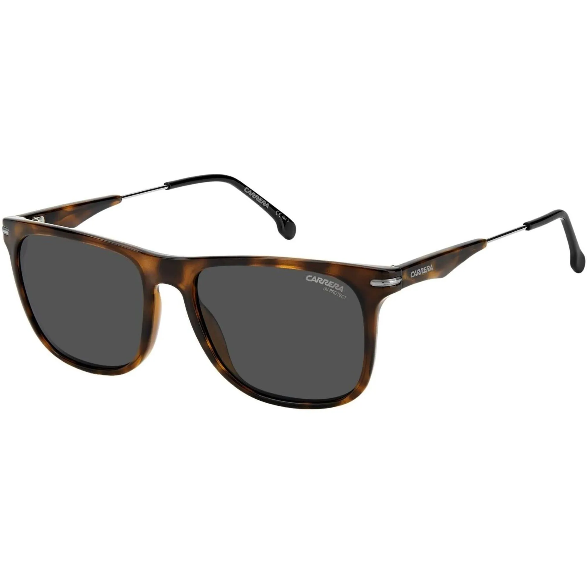 Carrera Men's Sunglasses - Havana Polyamide Square Shape Frame Grey Lens | 276/S 86 Carrera Sunglasses