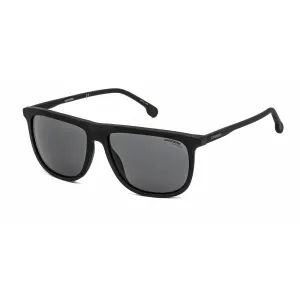 Carrera Men's Sunglasses - Matte Black Browline Frame Grey Lens | 218/S 0003 IR Carrera Sunglasses
