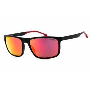 Carrera Men's Sunglasses - Matte Black Rectangular Full Rim | CARRERA 8047/S 0003 UZ Carrera Sunglasses