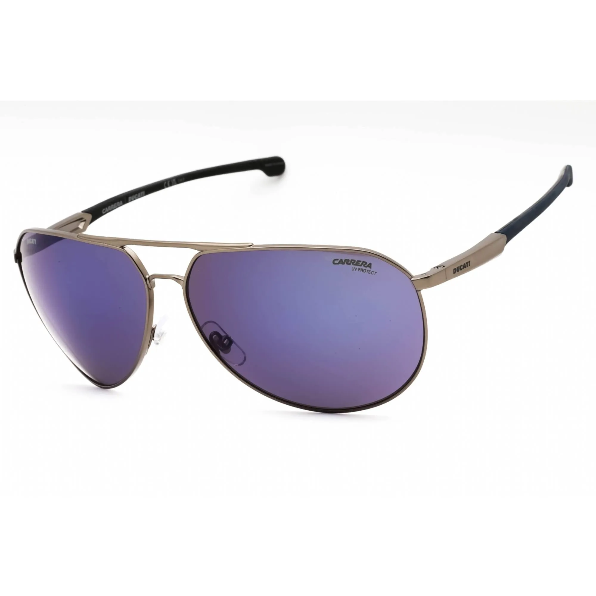 Carrera Men's Sunglasses - Matte Dark Ruthenium Blue Full Rim | CARDUC 030/S 0V6D XT Carrera Sunglasses