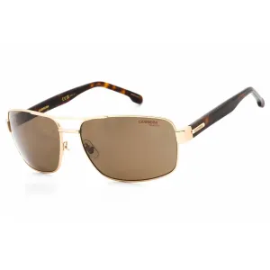 Carrera Men's Sunglasses - Matte Gold Metal Rectangular Frame | CARRERA 8063/S 0AOZ SP Carrera Sunglasses