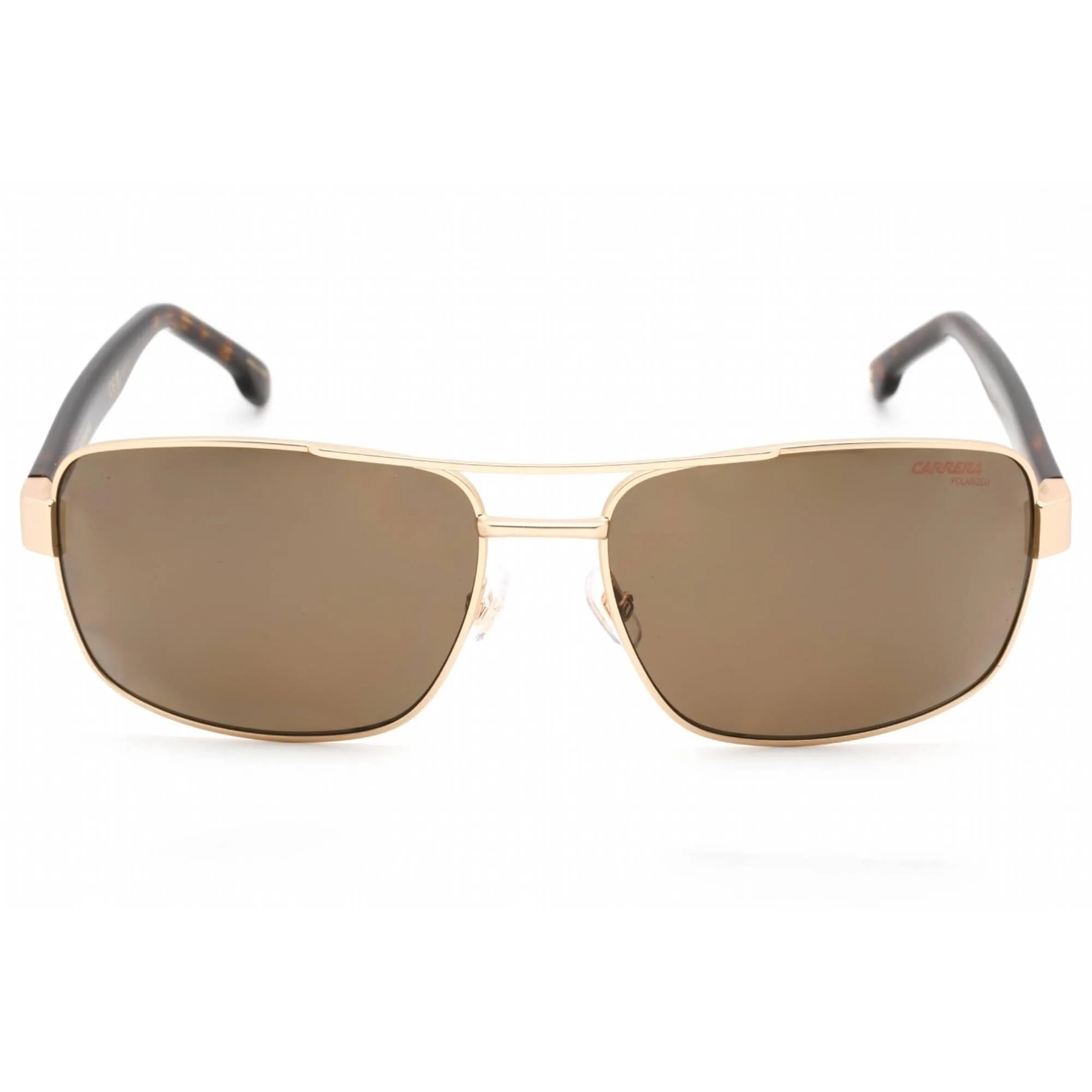 Carrera Men's Sunglasses - Matte Gold Metal Rectangular Frame | CARRERA 8063/S 0AOZ SP Carrera Sunglasses