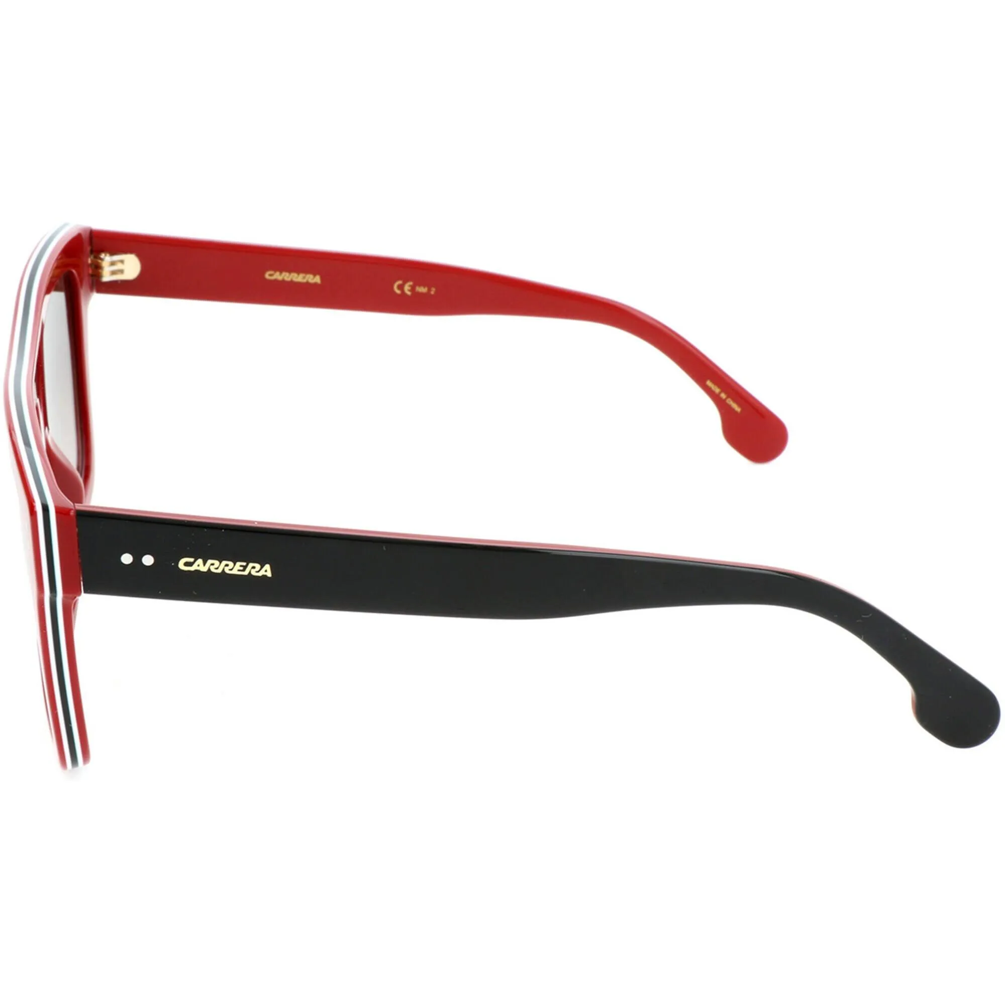 Carrera Men's Sunglasses - Red Square Shape Frame Brown Sf Gradient Lens | 1010/S C9A Carrera Sunglasses