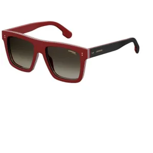 Carrera Men's Sunglasses - Red Square Shape Frame Brown Sf Gradient Lens | 1010/S C9A Carrera Sunglasses