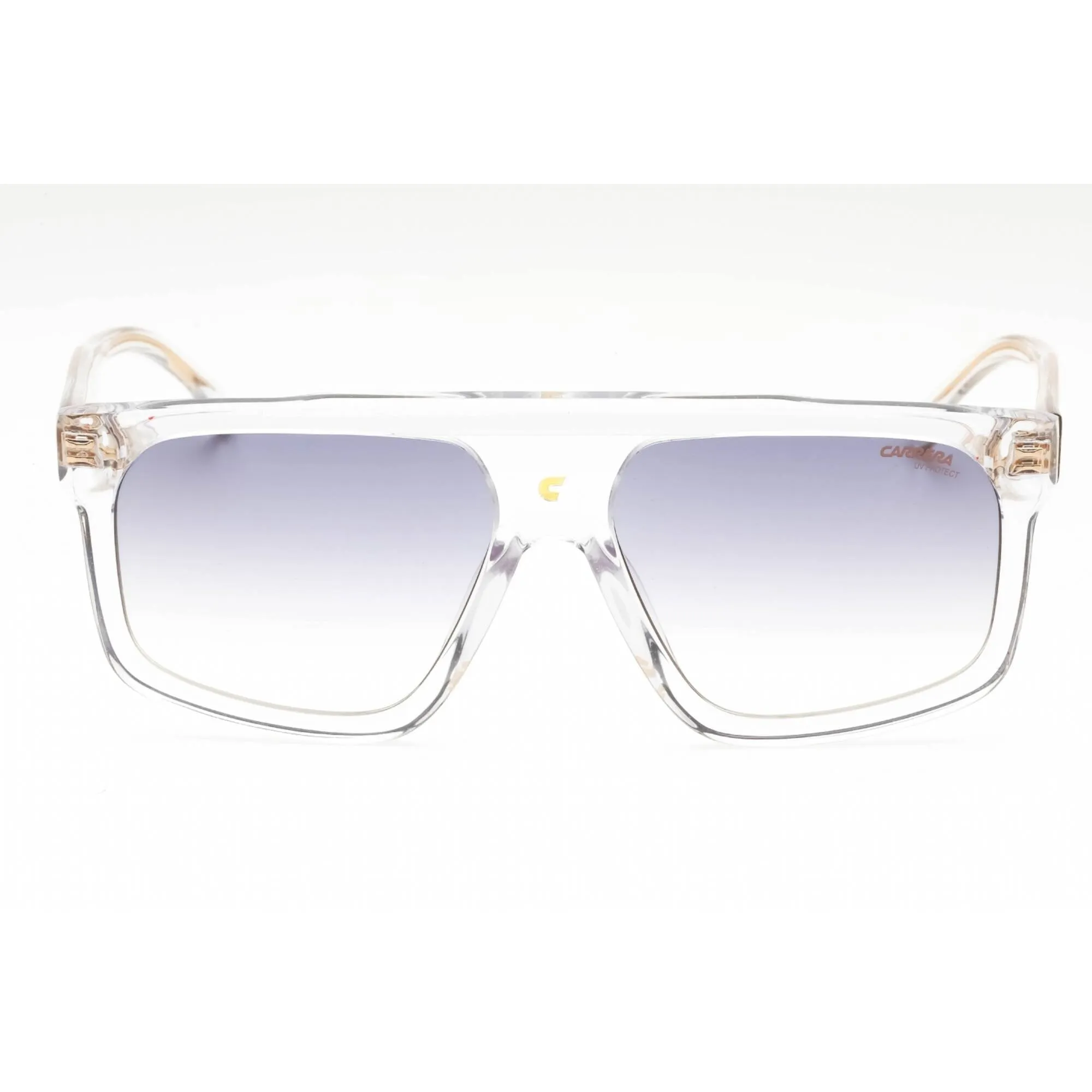 Carrera Unisex Sunglasses - Crystal Plastic Browline Frame | CARRERA 1061/S 0900 1V Carrera Sunglasses