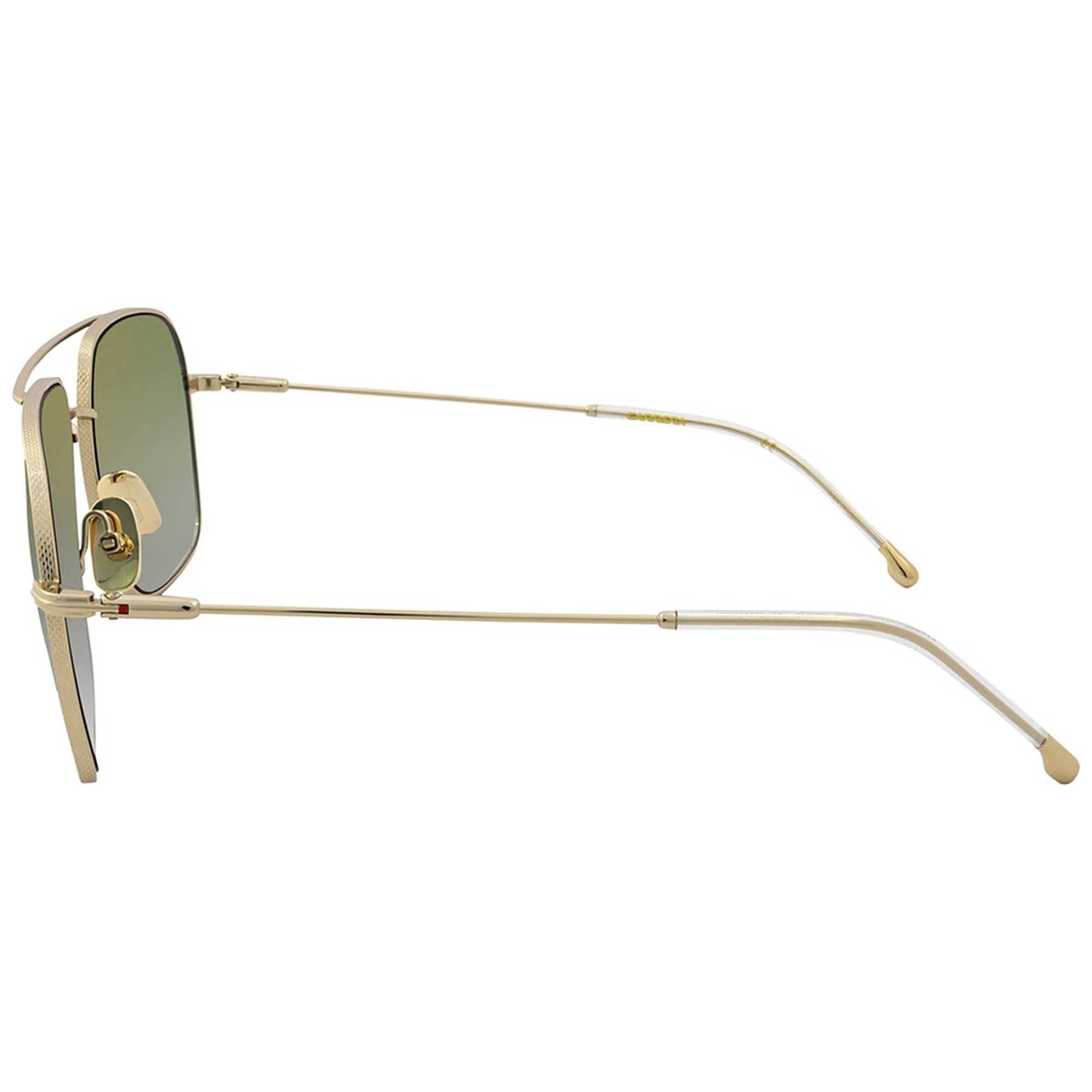 Carrera Unisex Sunglasses - Gold Square Metal Full Rim Frame | CARRERA 247/S 0J5G D6 Carrera Sunglasses