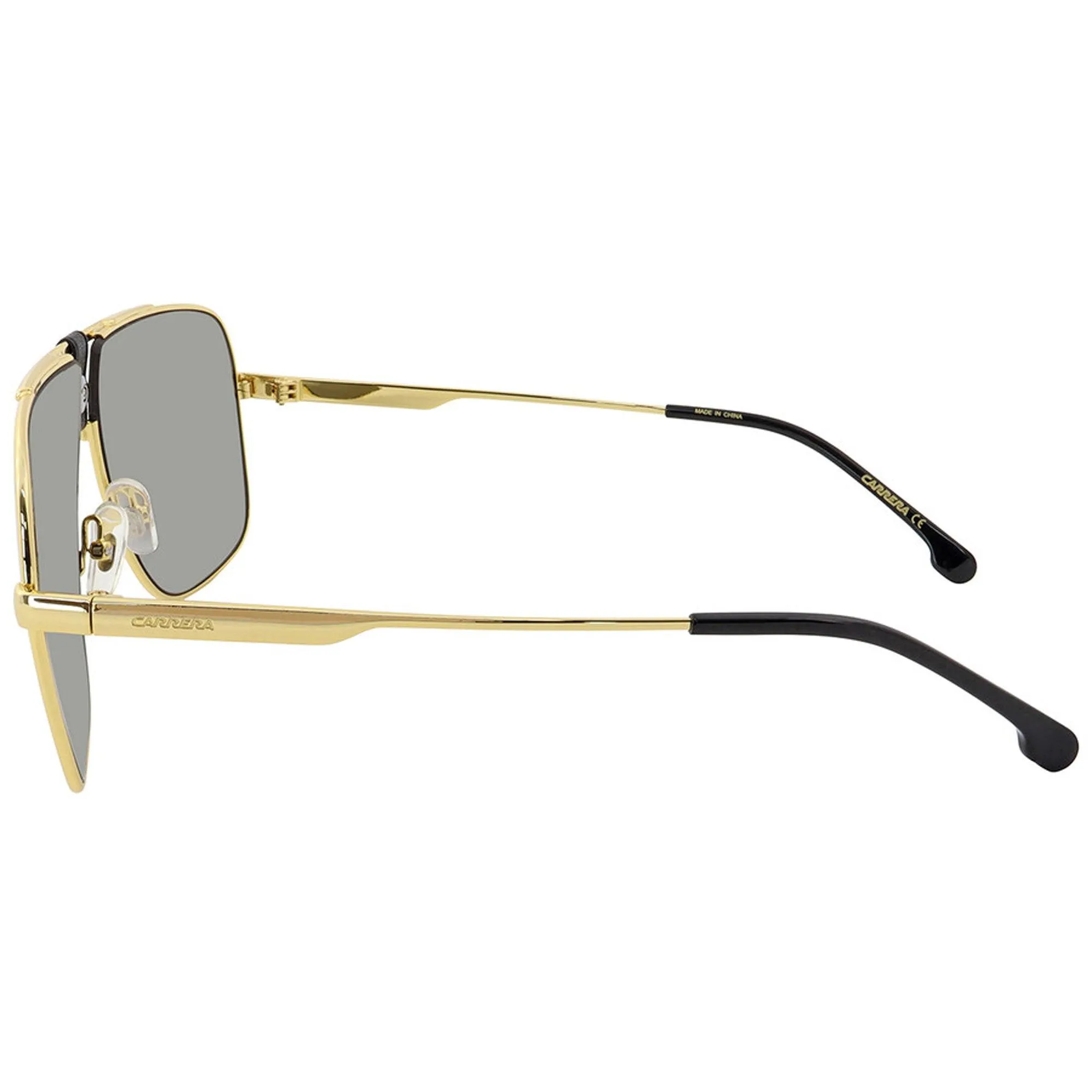 Carrera Unisex Sunglasses - Grey Lens Gold and Black Metal Frame | 1018/S 0RHL T4 Carrera Sunglasses