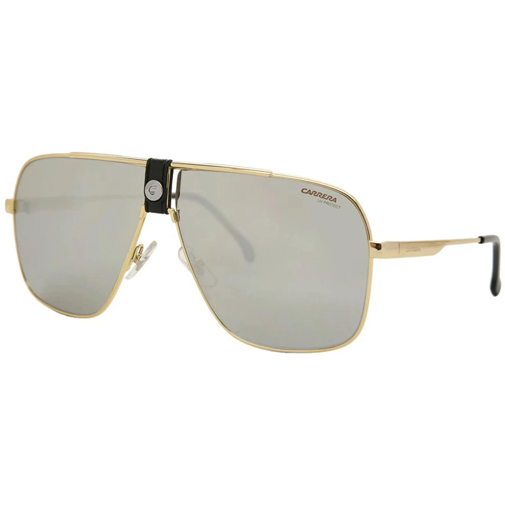 Carrera Unisex Sunglasses - Grey Lens Gold and Black Metal Frame | 1018/S 0RHL T4 Carrera Sunglasses