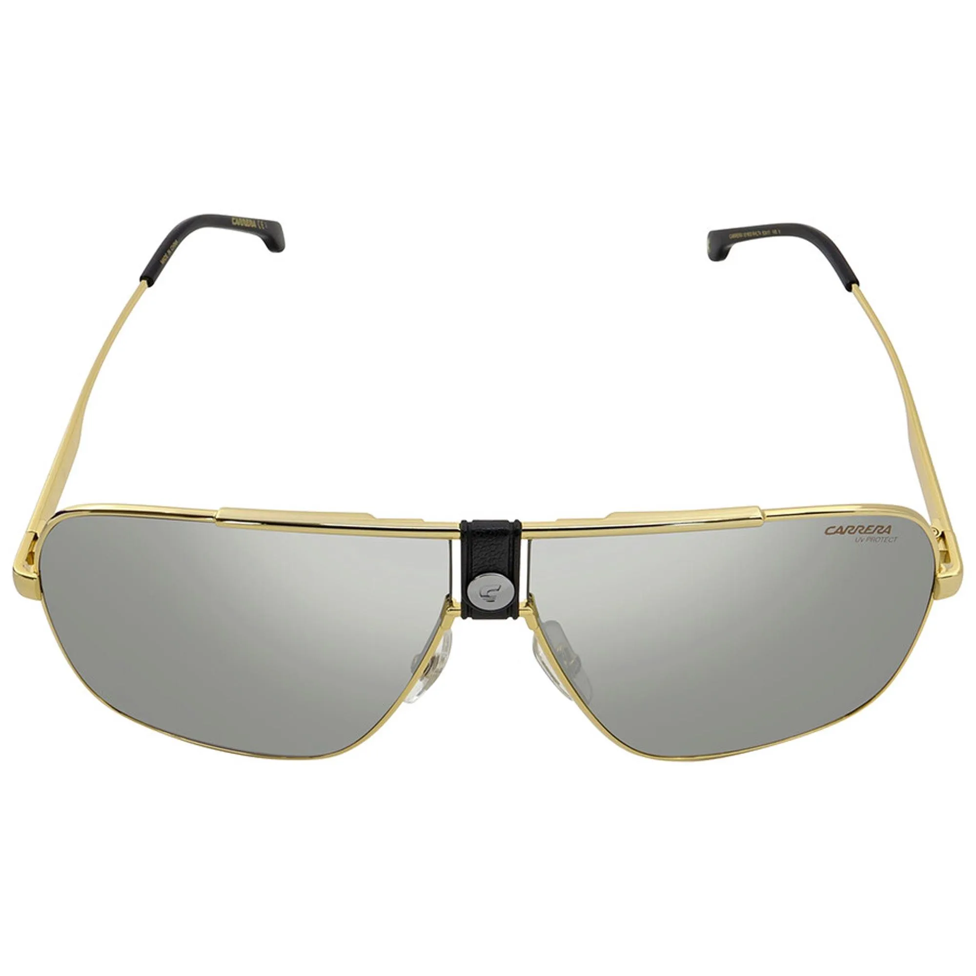 Carrera Unisex Sunglasses - Grey Lens Gold and Black Metal Frame | 1018/S 0RHL T4 Carrera Sunglasses