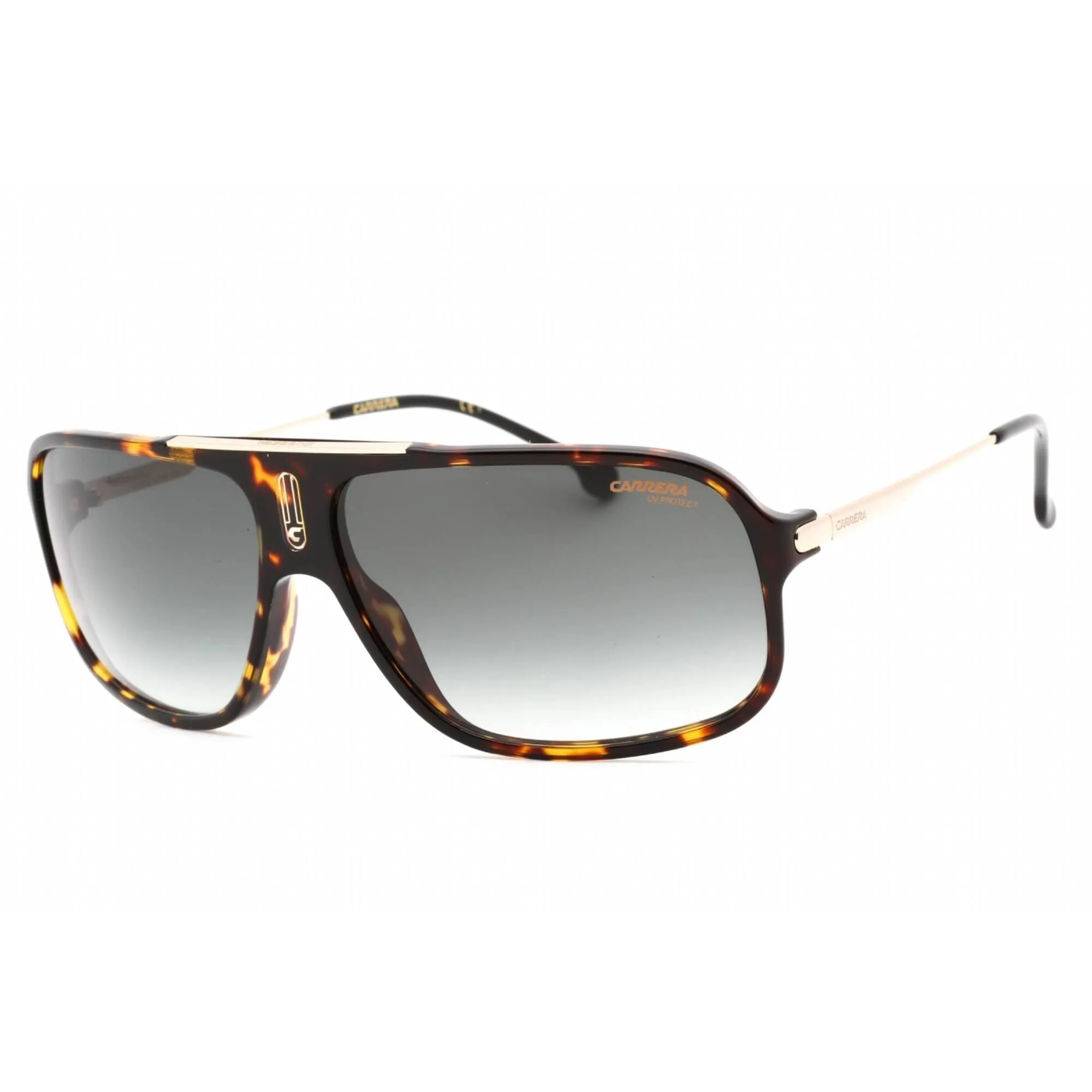 Carrera Unisex Sunglasses - Havana Plastic Frame Green Shaded Lens | COOL65 0086 9K Carrera Sunglasses