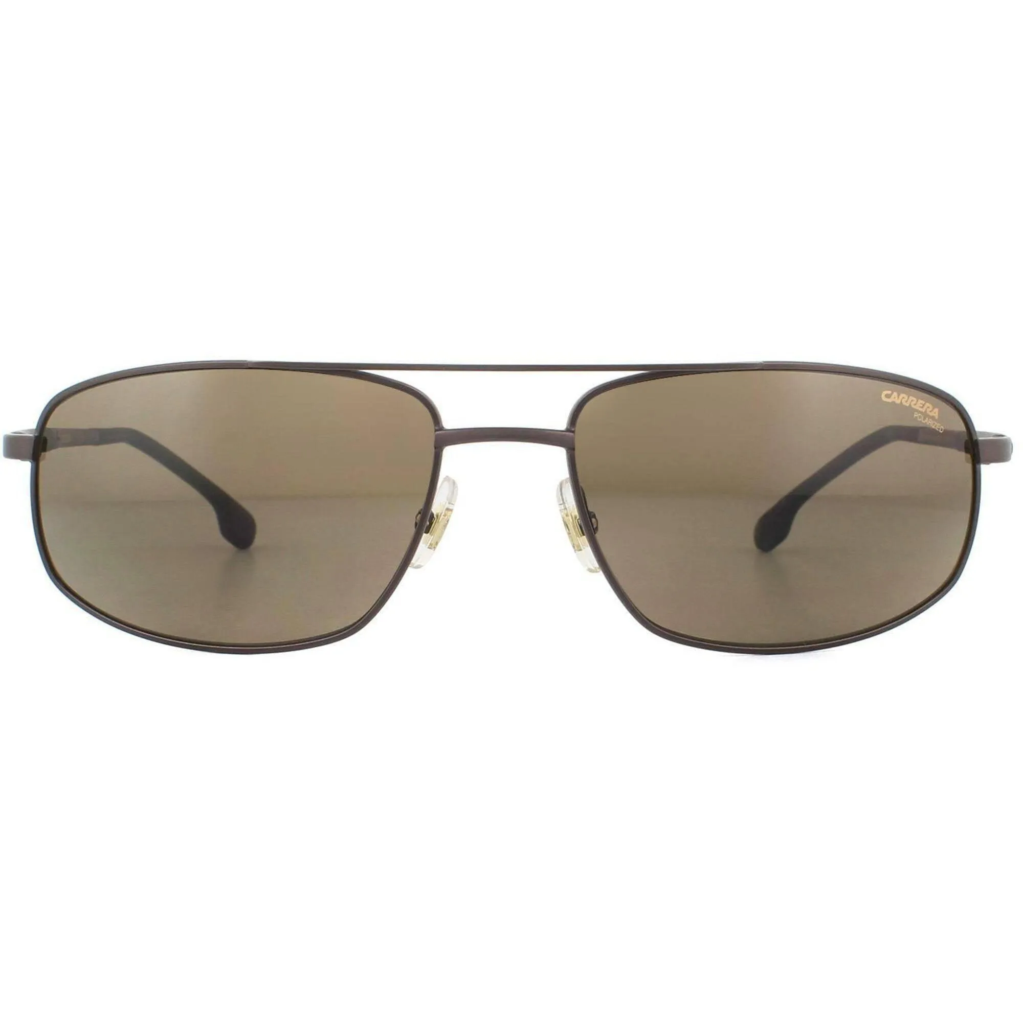 Carrera Unisex Sunglasses - Polarized Lens Matte Bronze Metal Frame | 8036/S 0VZH SP Carrera Sunglasses