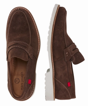 Marc Joseph Williamsburg Kid Suede Penny Loafer