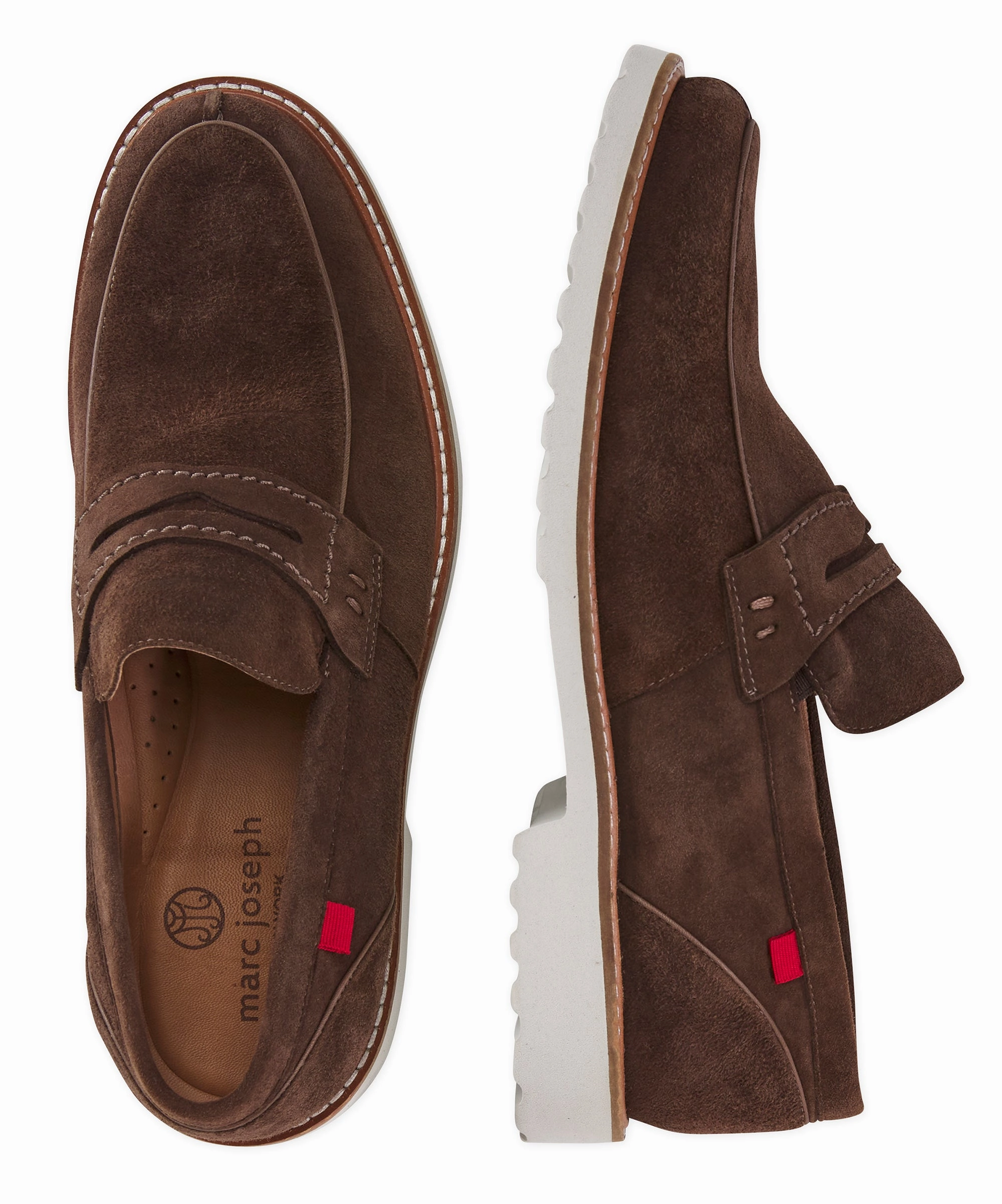 Marc Joseph Williamsburg Kid Suede Penny Loafer