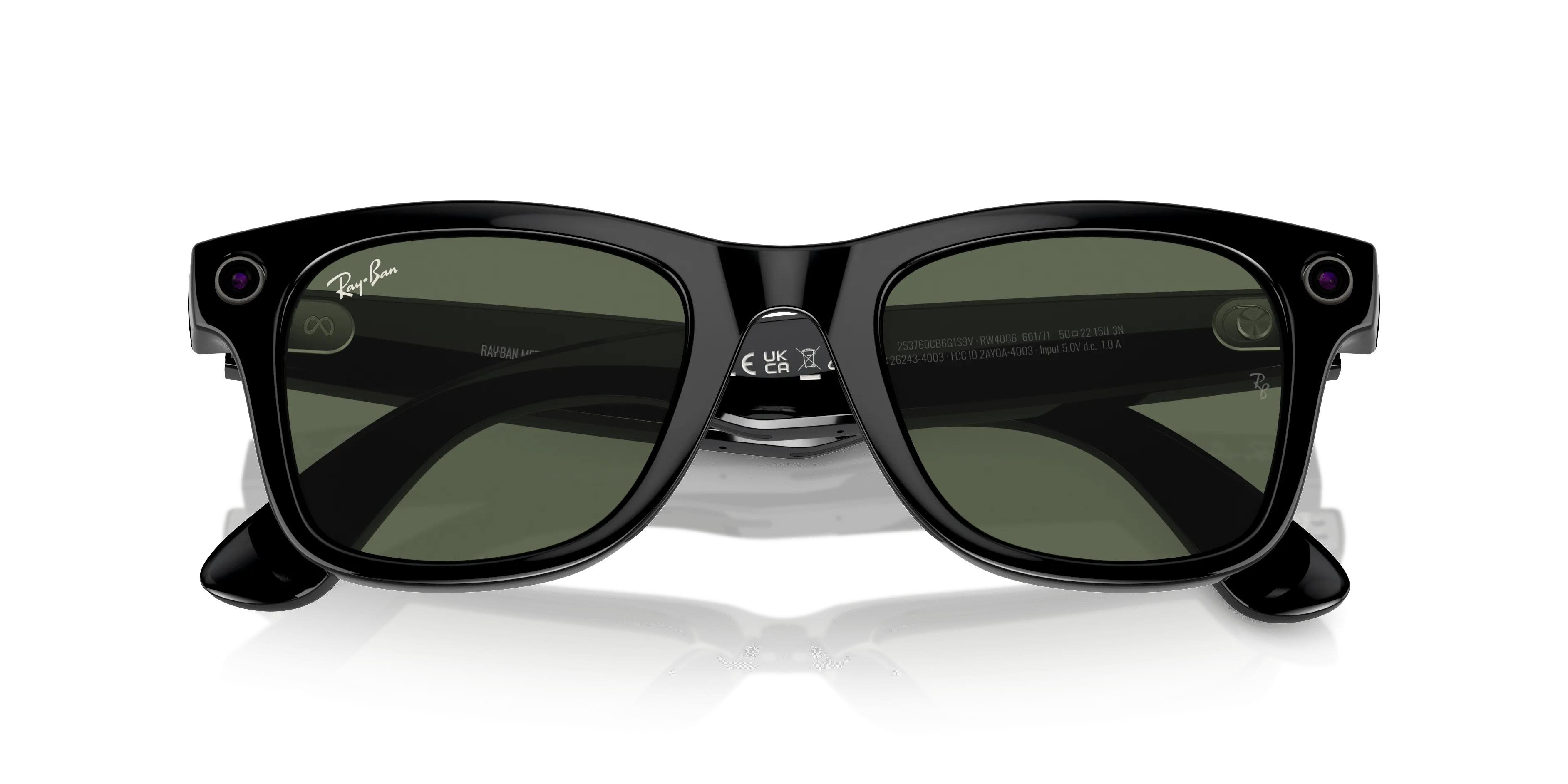 META RW4006 601/71 WAYFARER  BLACK/CAMERA/G15