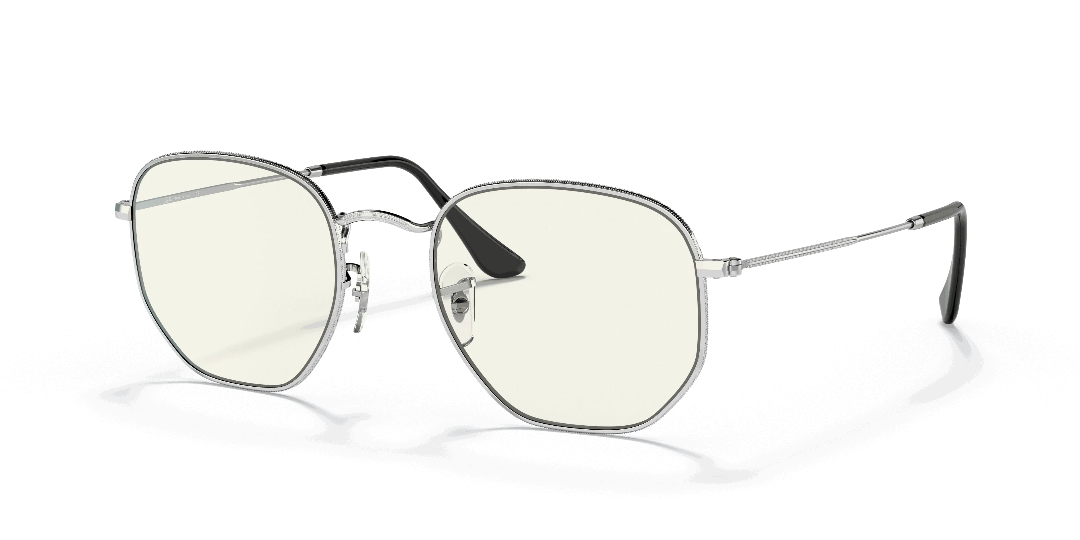 RayBan HEXAGONAL BLUE-LIGHT CLEAR EVOLVE